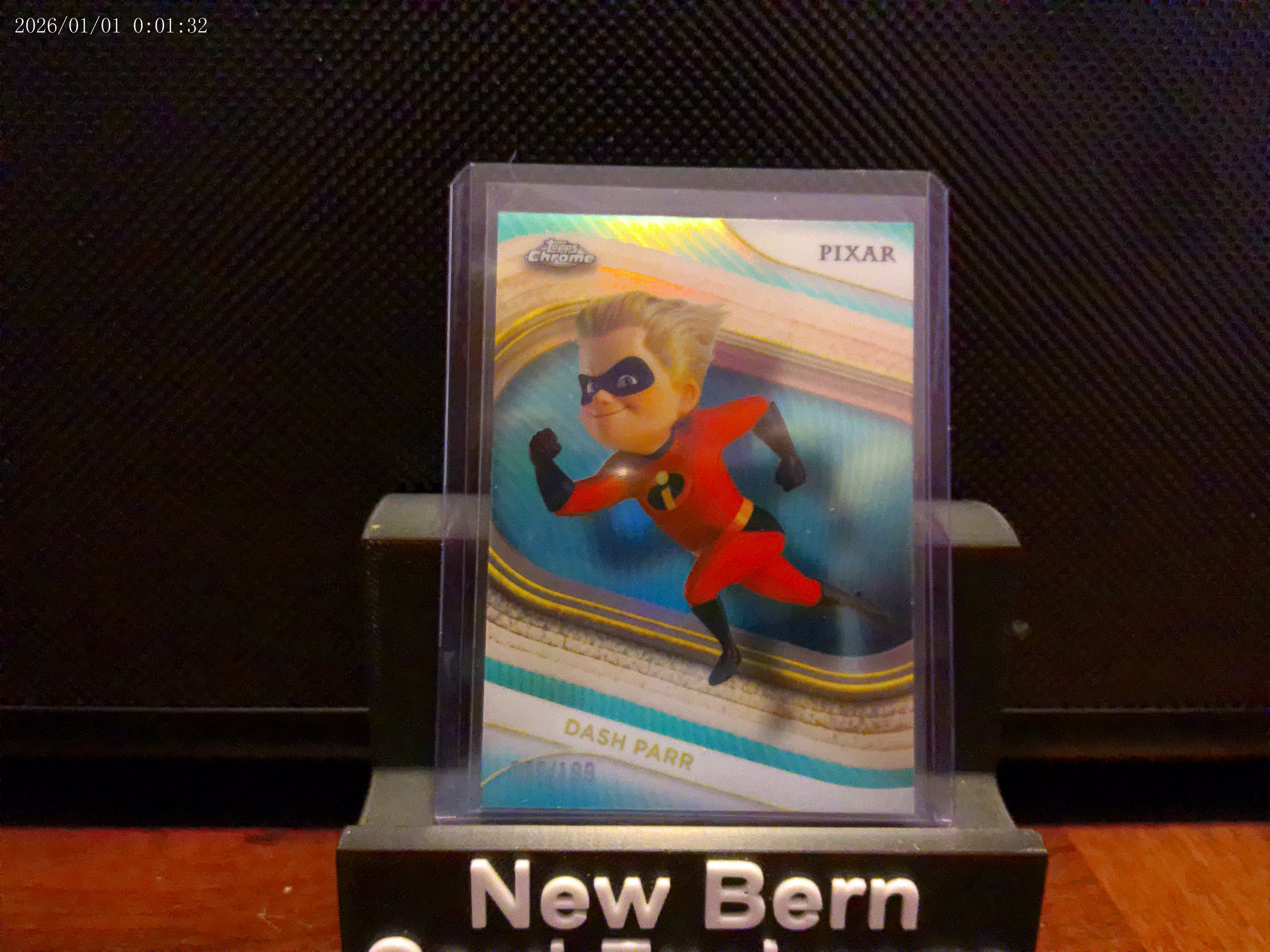 2025 Topps Chrome Disney Dash Parr Refractor 009/199