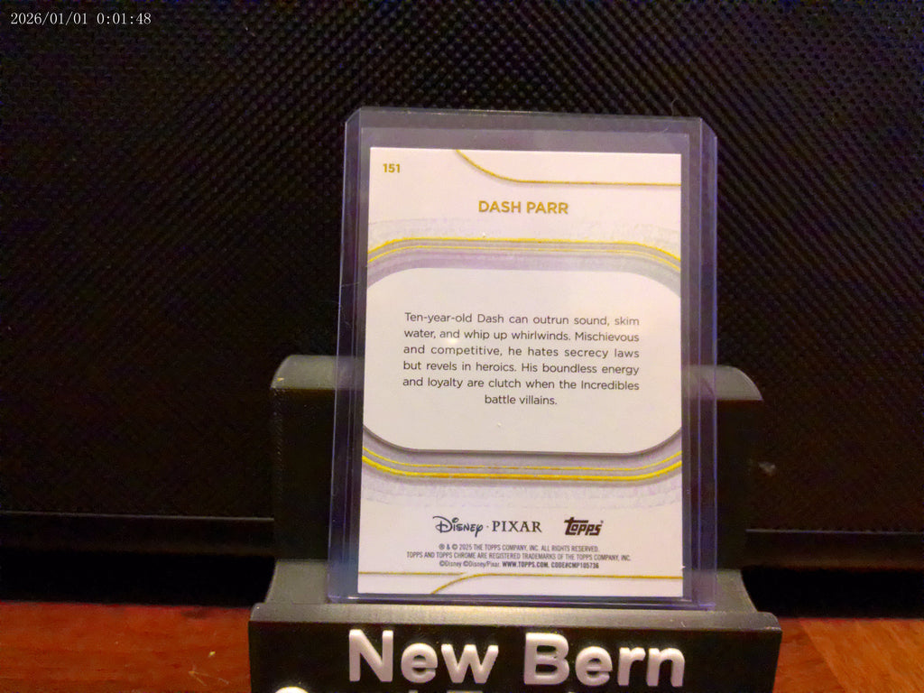 2025 Topps Chrome Disney Dash Parr Refractor 009/199