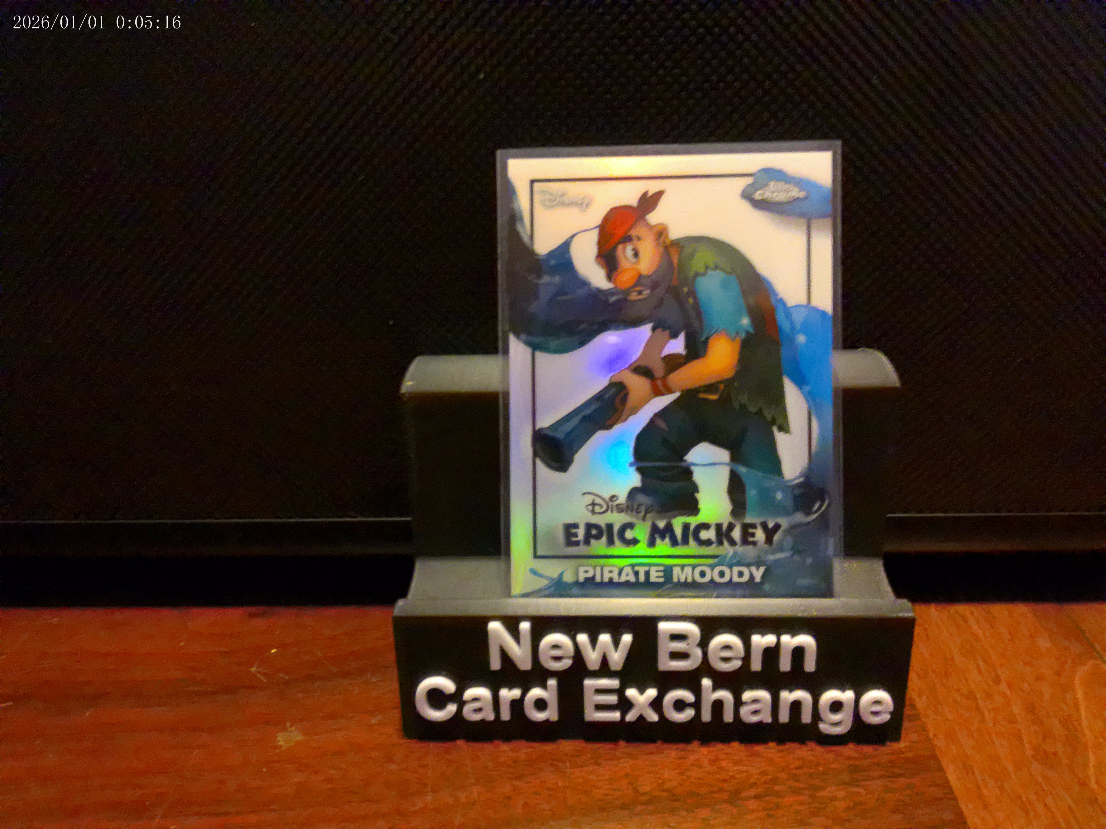2026 Topps Disney Neon Chrome Epic Mickey "Pirate Moody" Insert