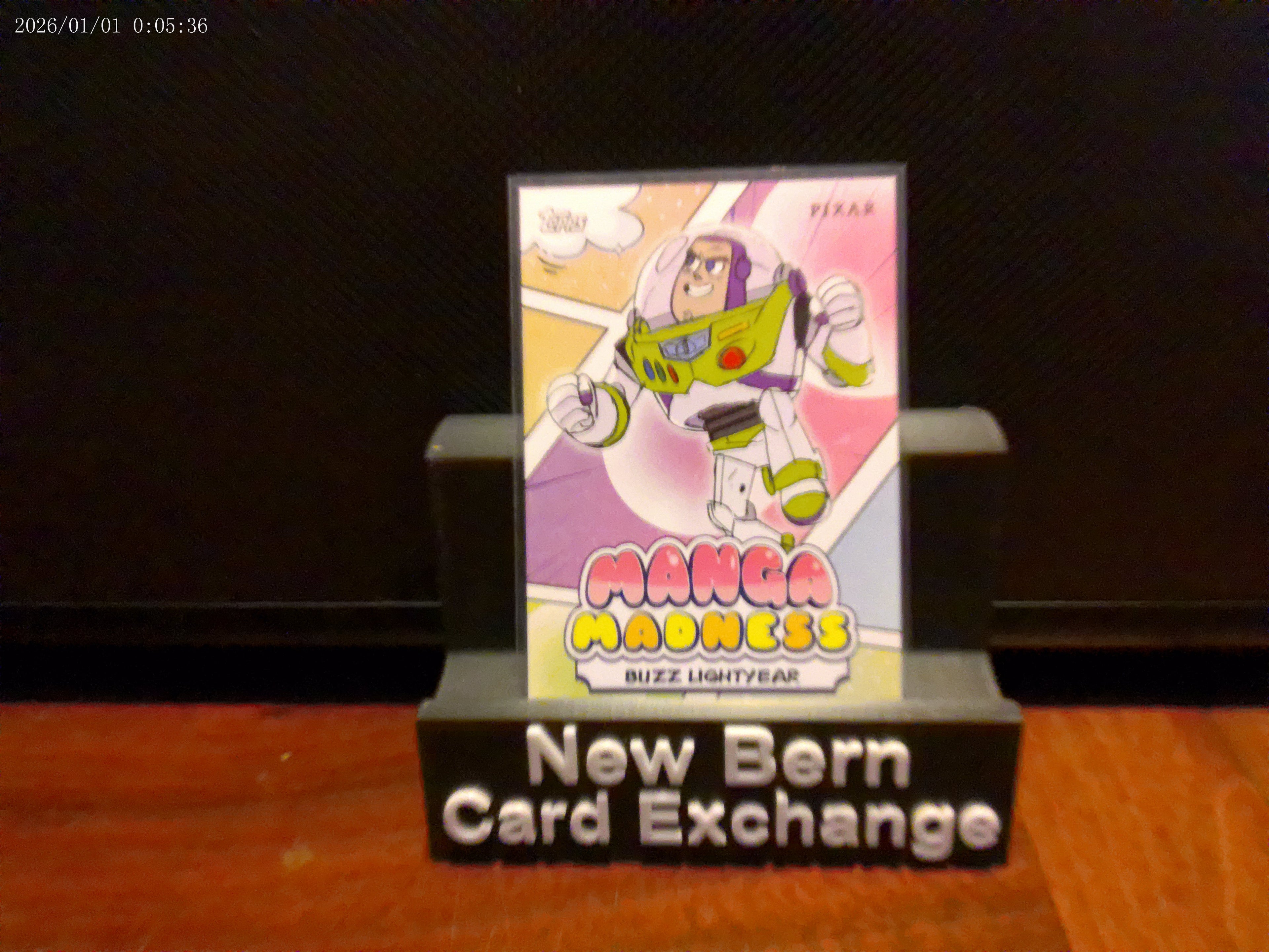 2026 Topps Disney Neon Manga Madness Buzz Lightyear Insert