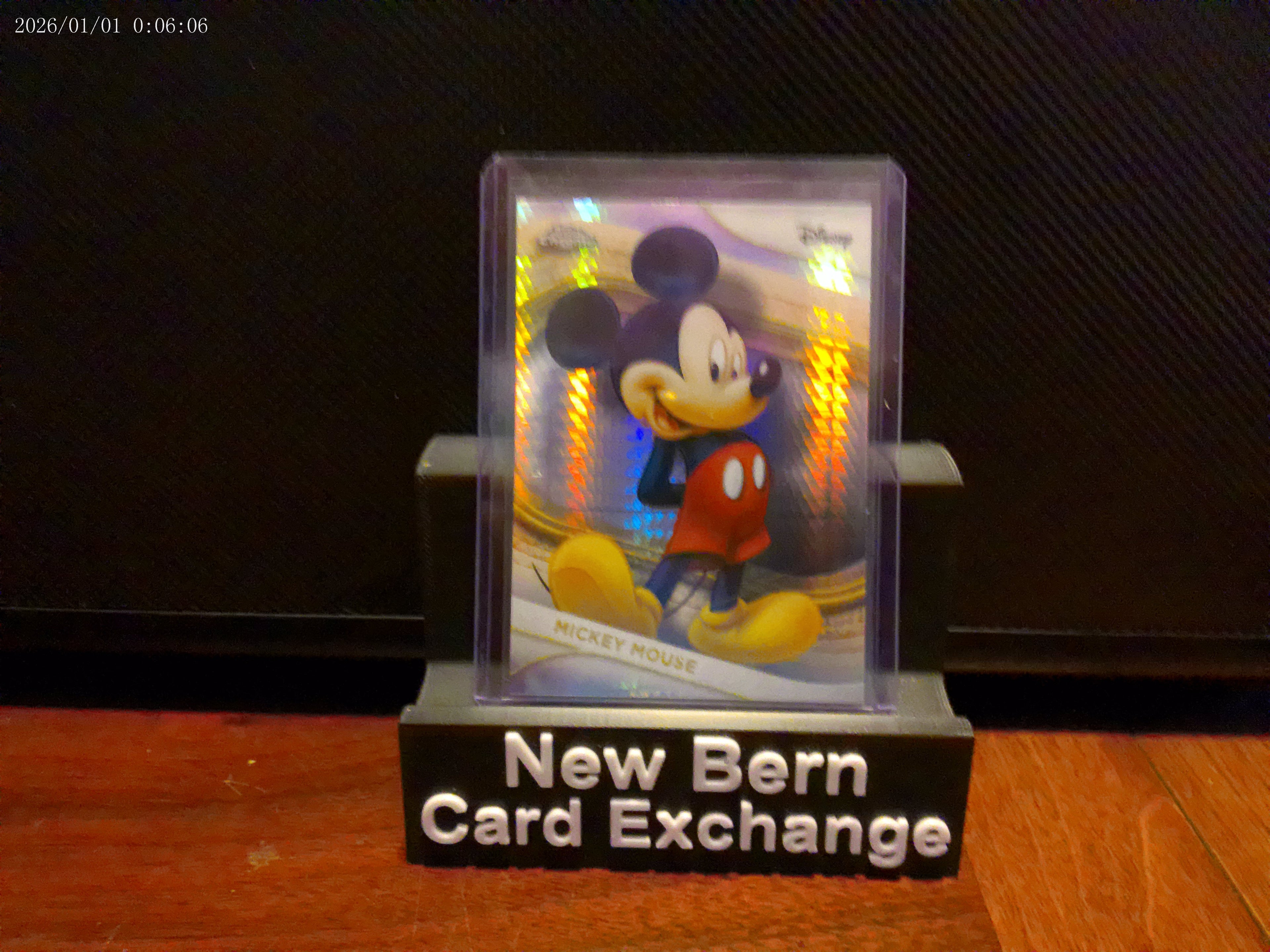 2025 Topps Chrome Disney Mickey Mouse Prism Refractor