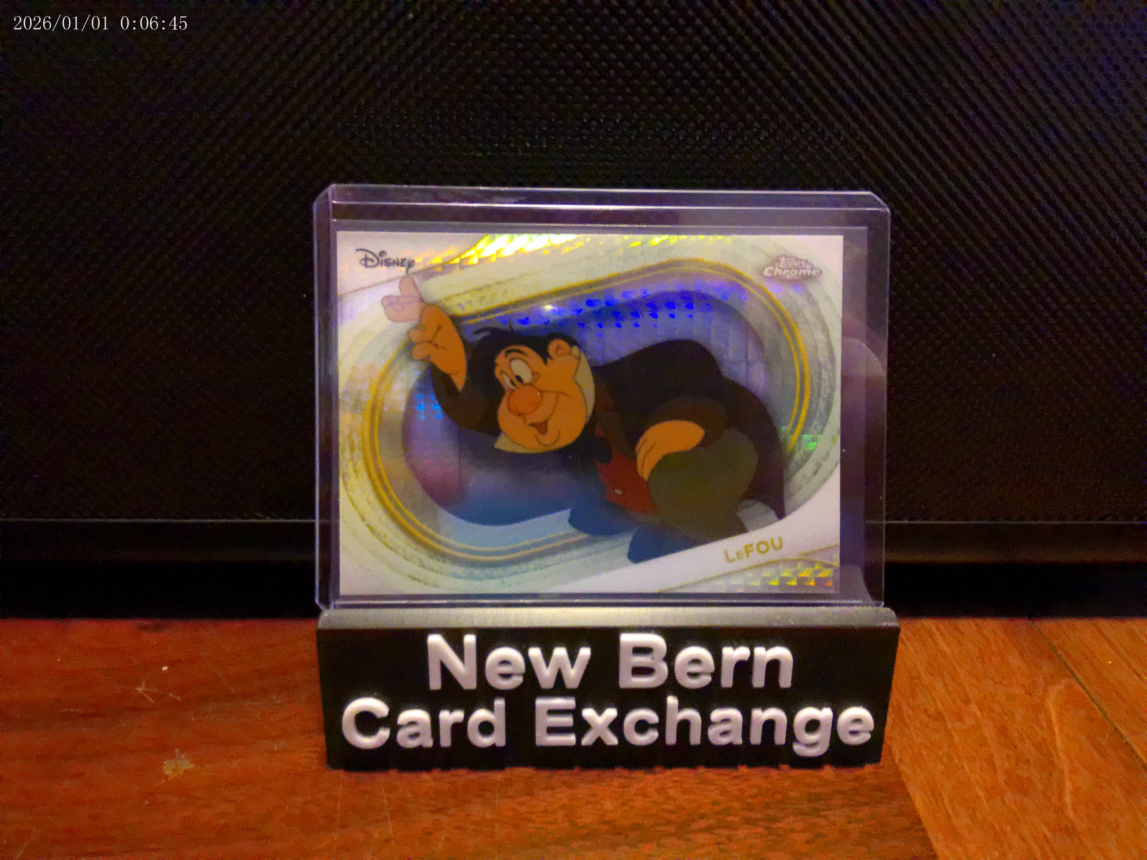 2025 Topps Chrome Disney LeFOU Prism Refractor