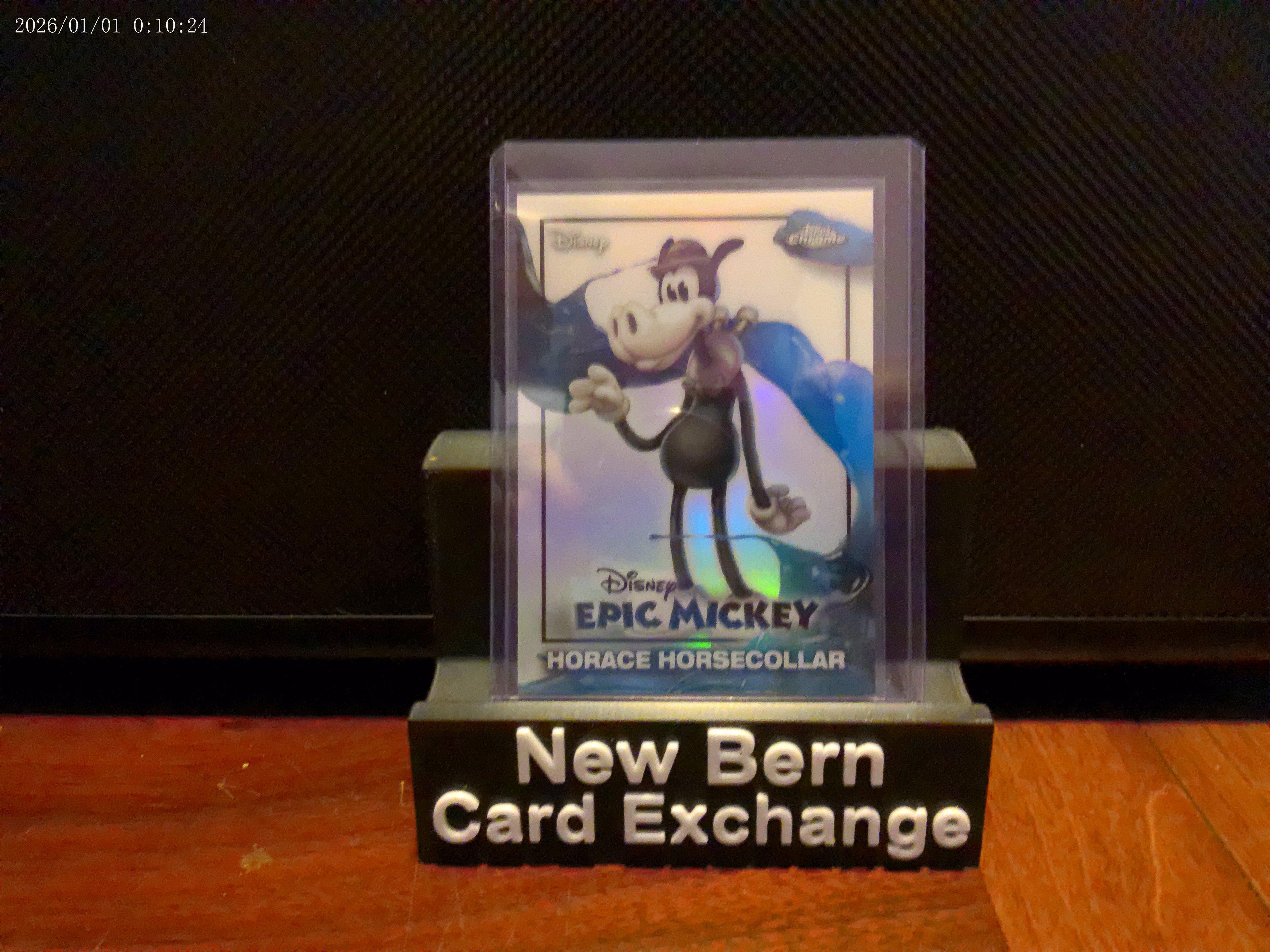 2026 Topps Disney Neon Chrome Epic Mickey "Horace Horsecollar" Insert