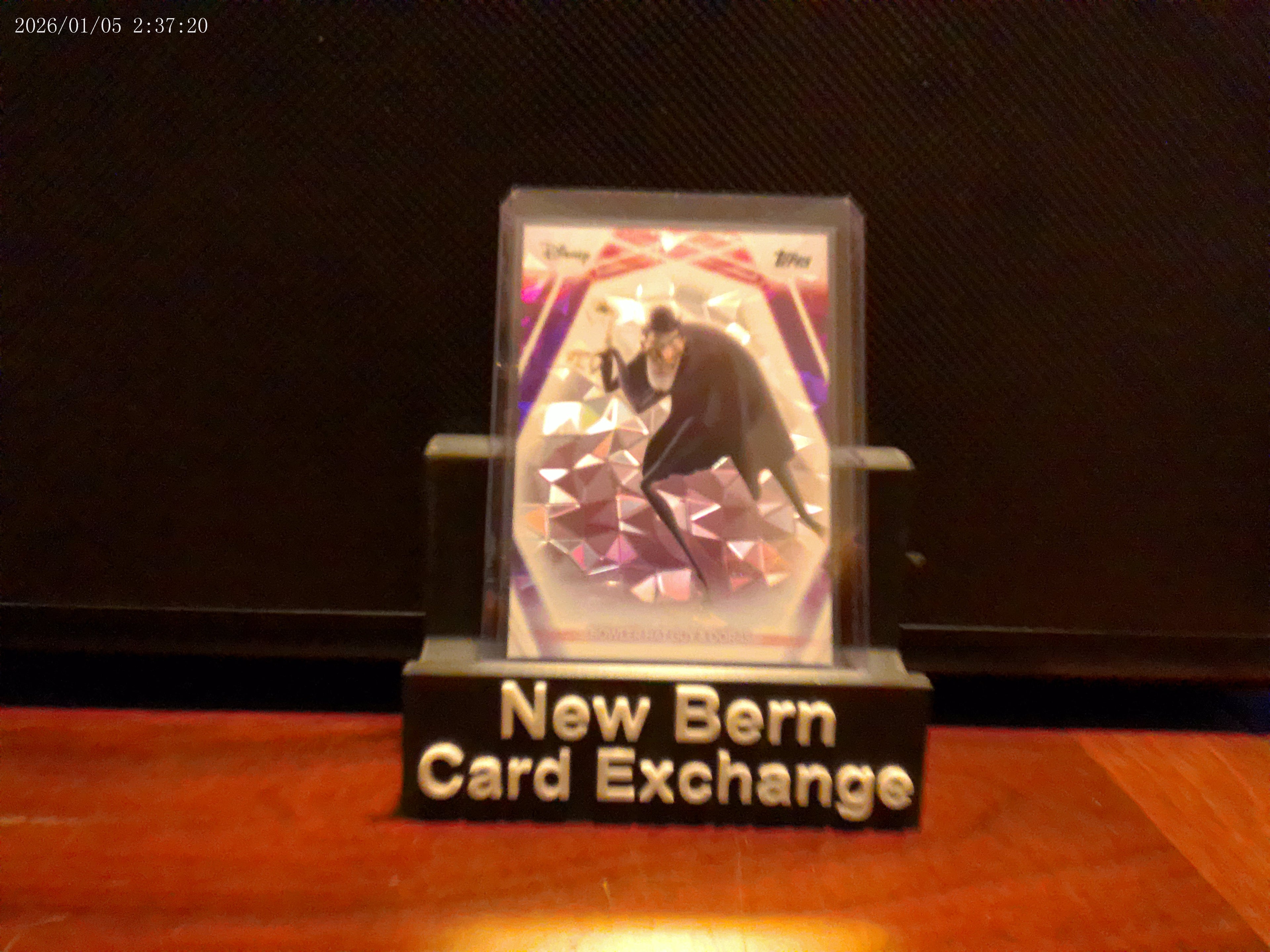 2026 Topps Disney Neon "Bowler Hat Guy & DOR-15" Diamante Foil Refractor