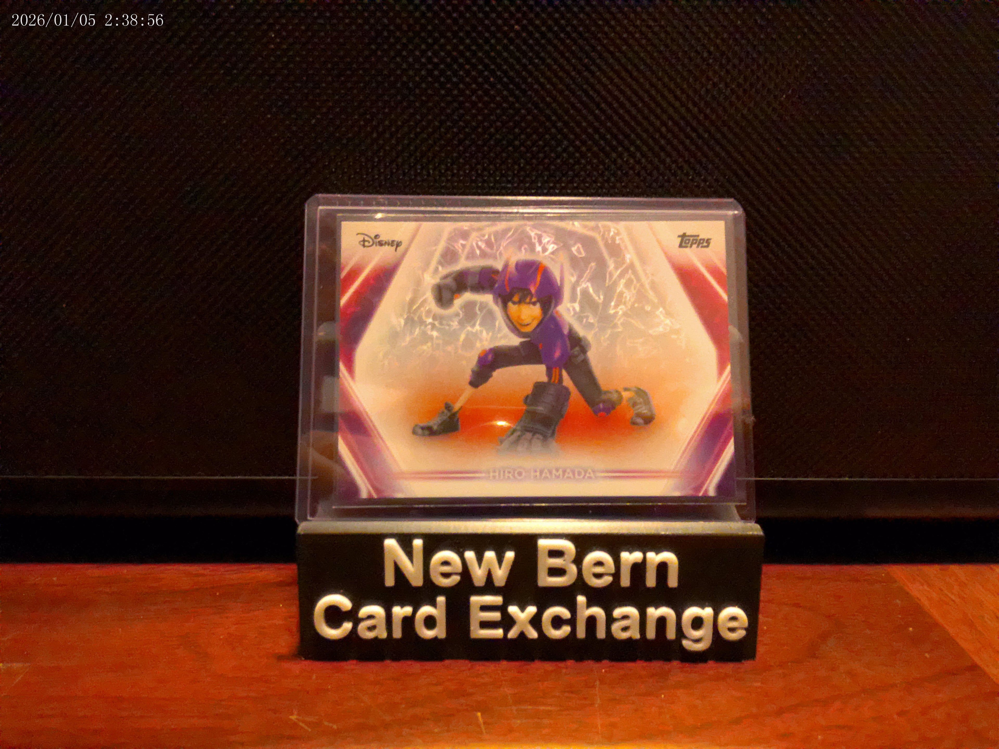 2026 Topps Disney Neon "Hiro Hamada" Diamante Foil Refractor