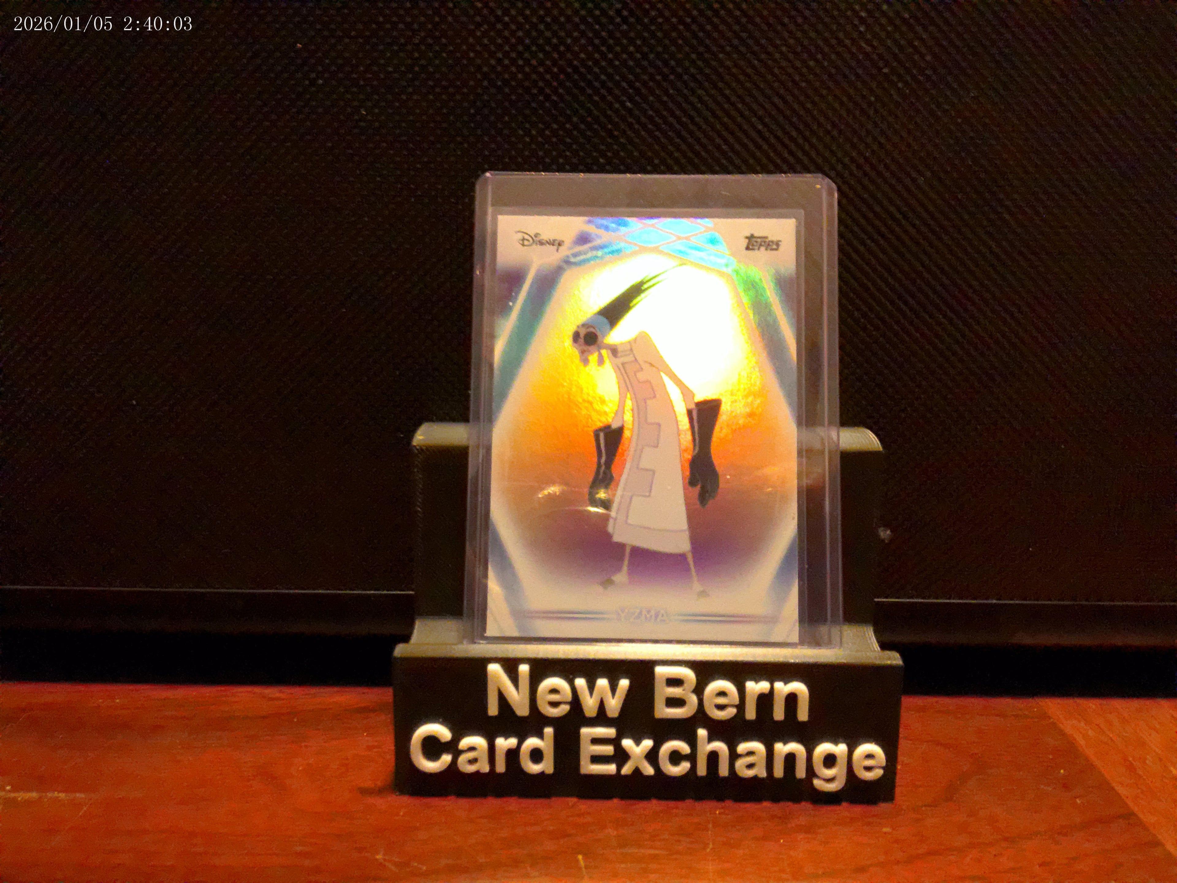 2026 Topps Disney Neon "YZMA" Rainbow Foil Refractor