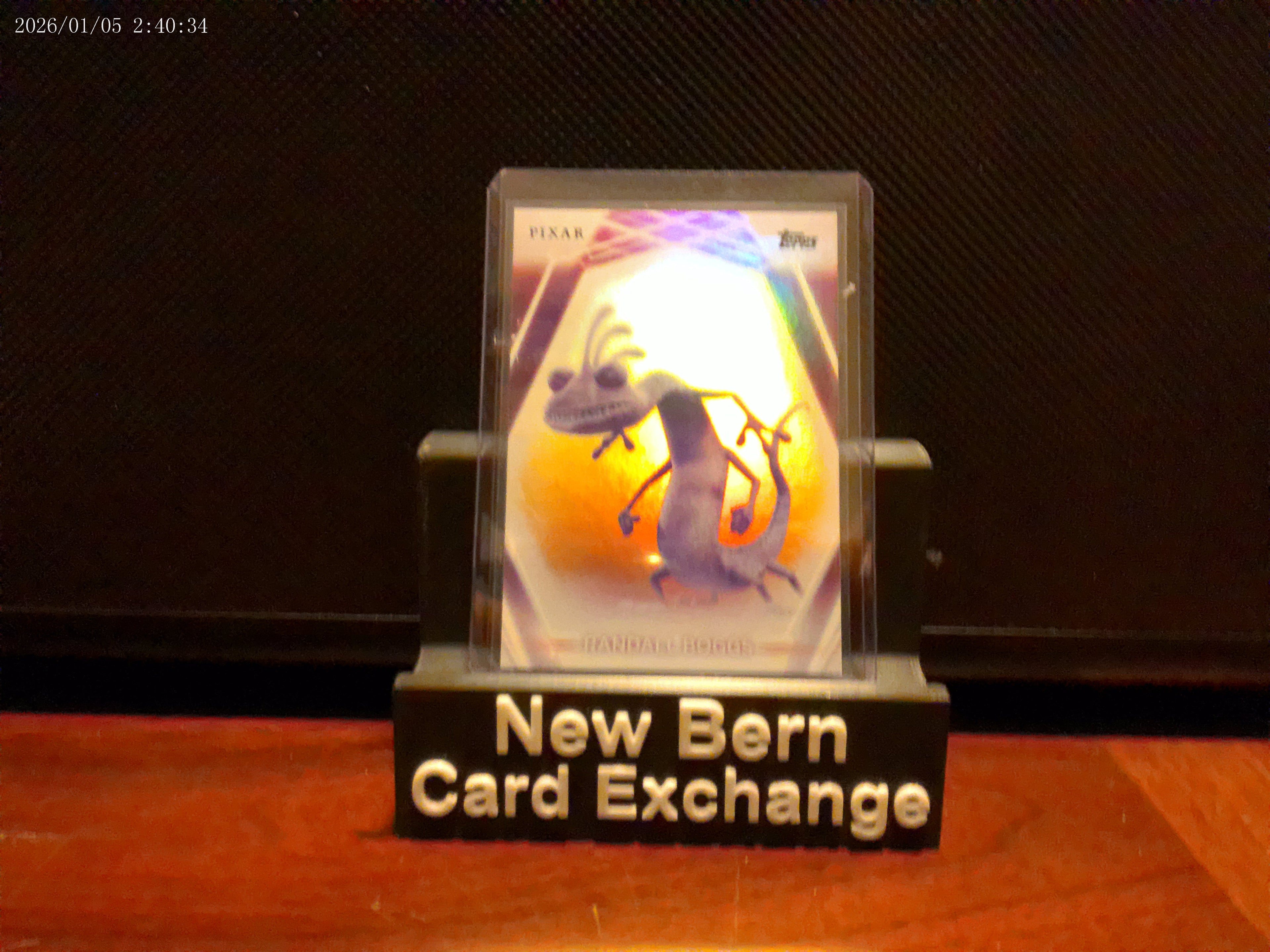 2026 Topps Disney Neon "Randall Boggs" Rainbow Foil Refractor