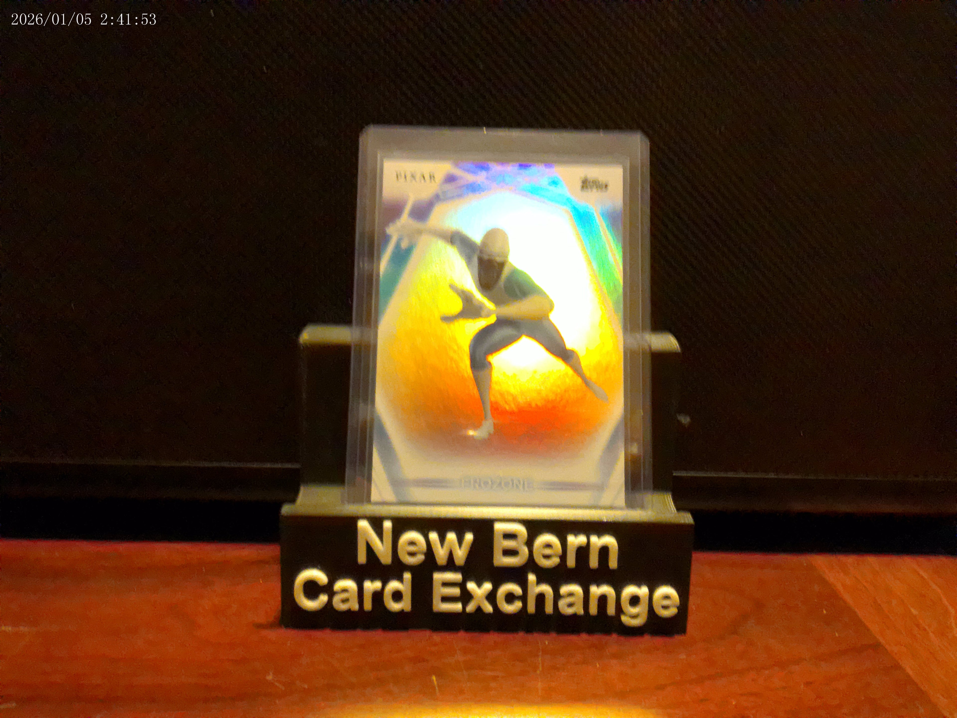 2026 Topps Disney Neon "Frozone" Rainbow Foil Refractor