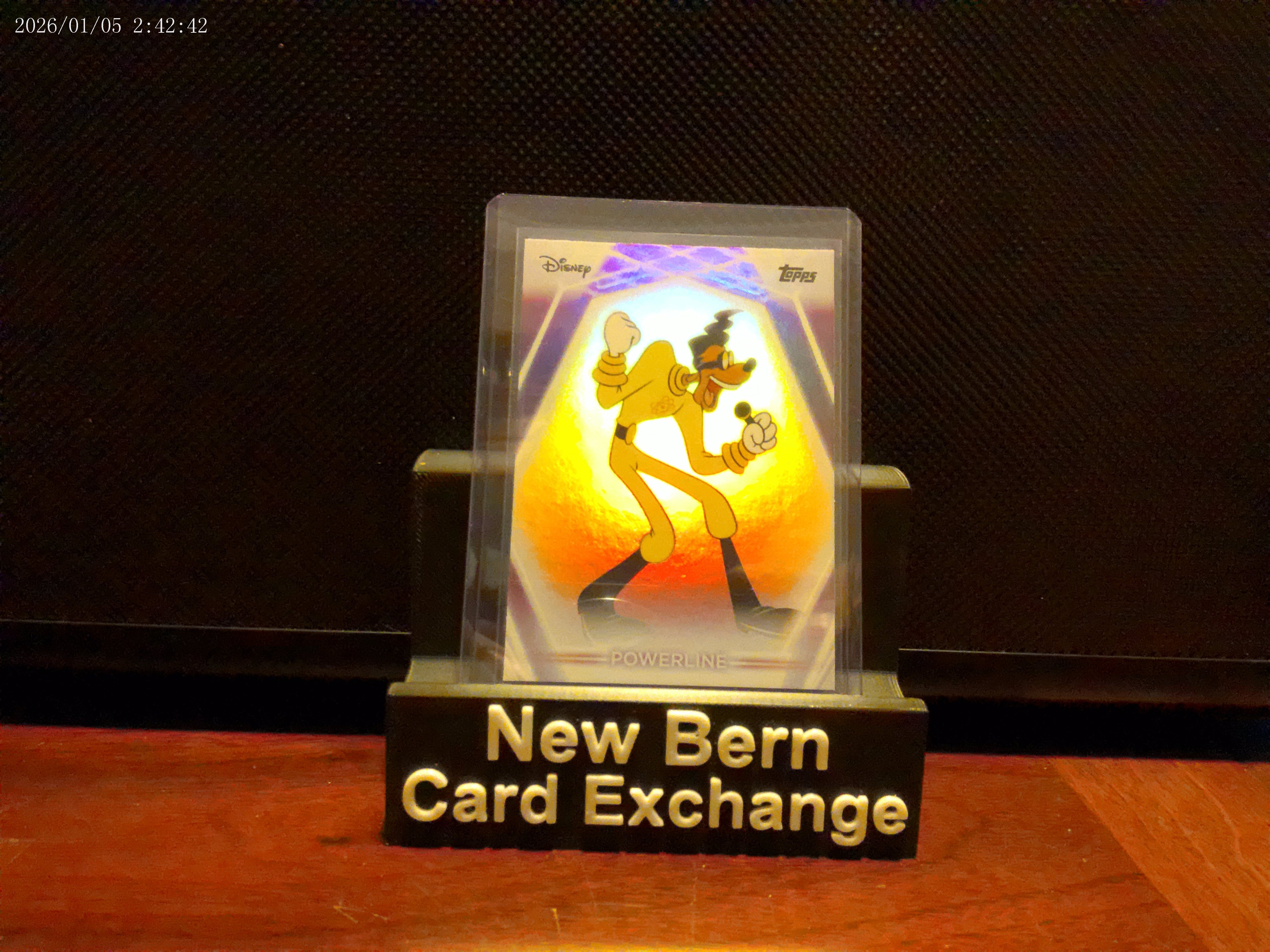 2026 Topps Disney Neon "Powerline" Rainbow Foil Refractor