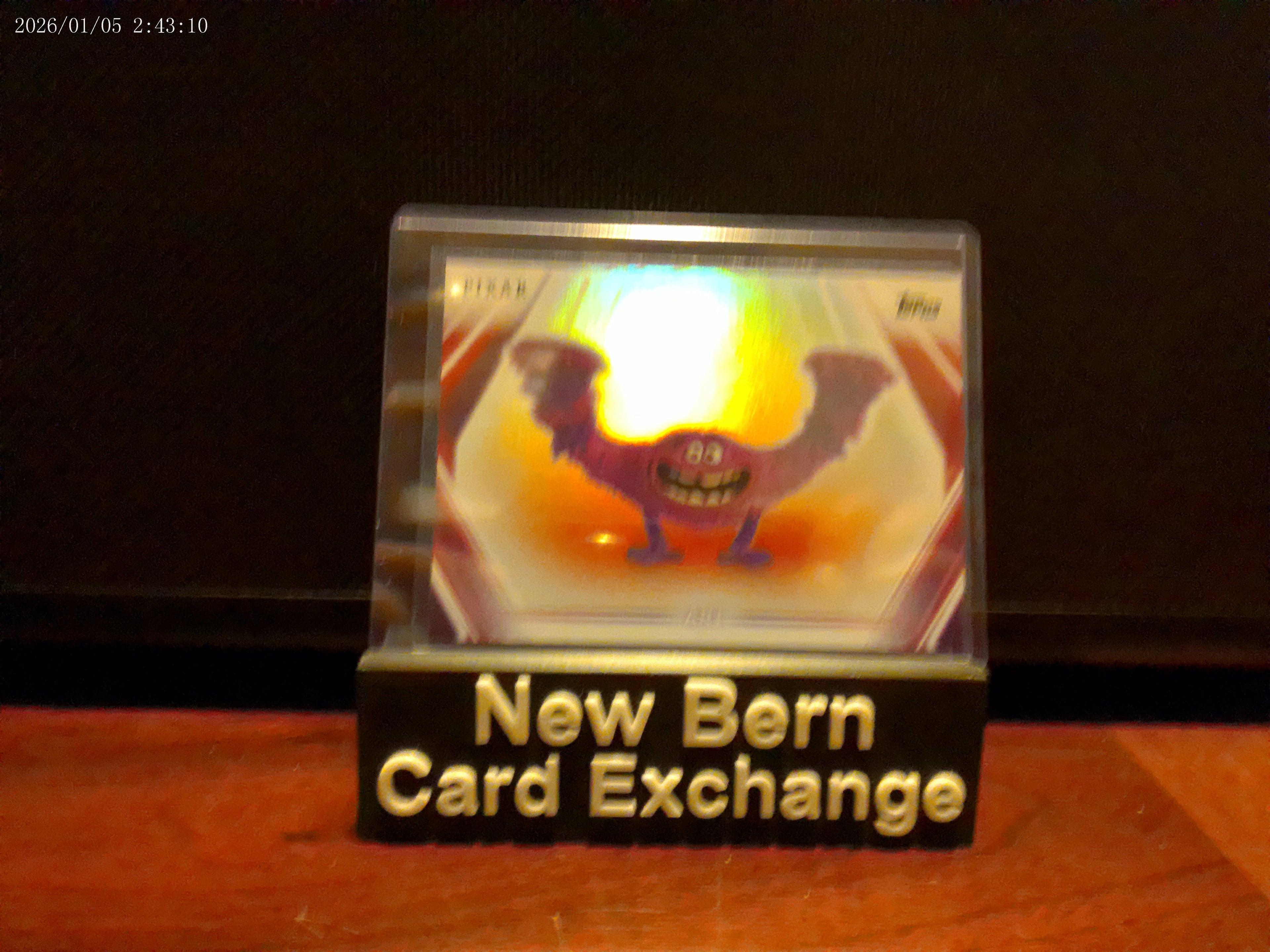 2026 Topps Disney Neon "Art" Rainbow Foil Refractor